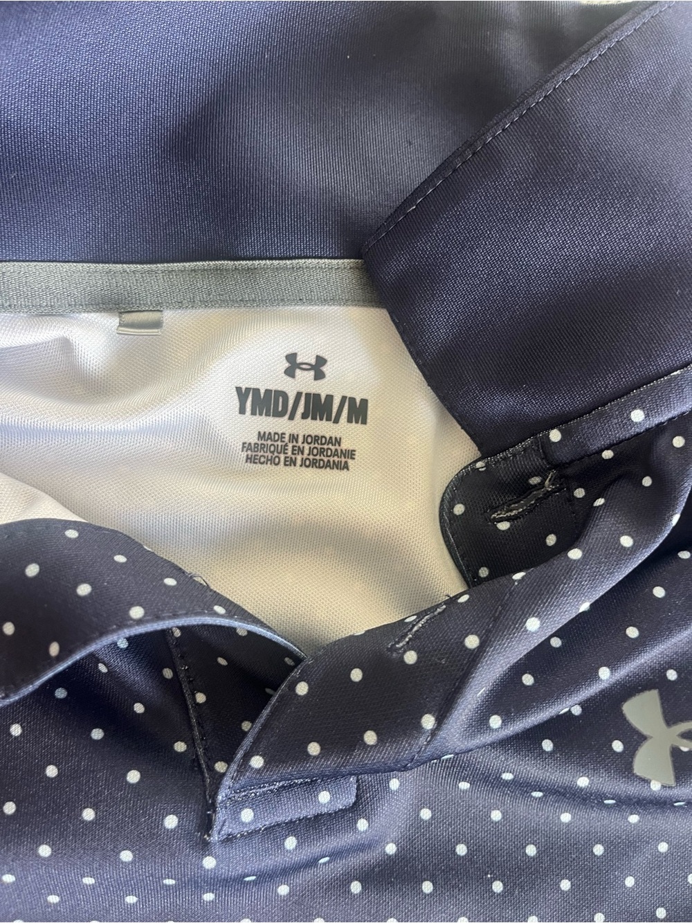 BASICALLY NEW: Set of 3 Under Armour Polo Shirts - Blue / Navy - Picture 5 of 7